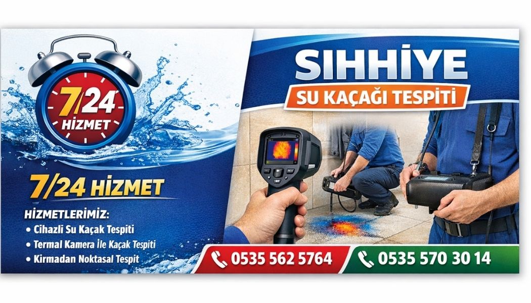 SIHHIYE SU KAÇAĞI TESPİTİ